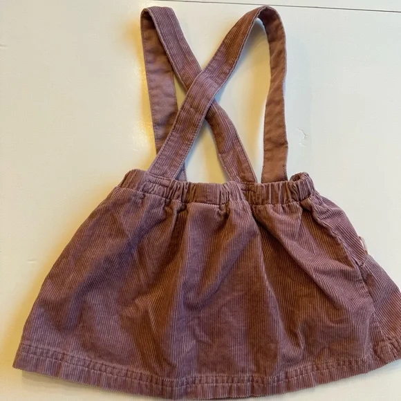 4/20$ Carter’s corduroy baby jumper/dress/skirt cat theme size 6 months - Picture 7 of 7